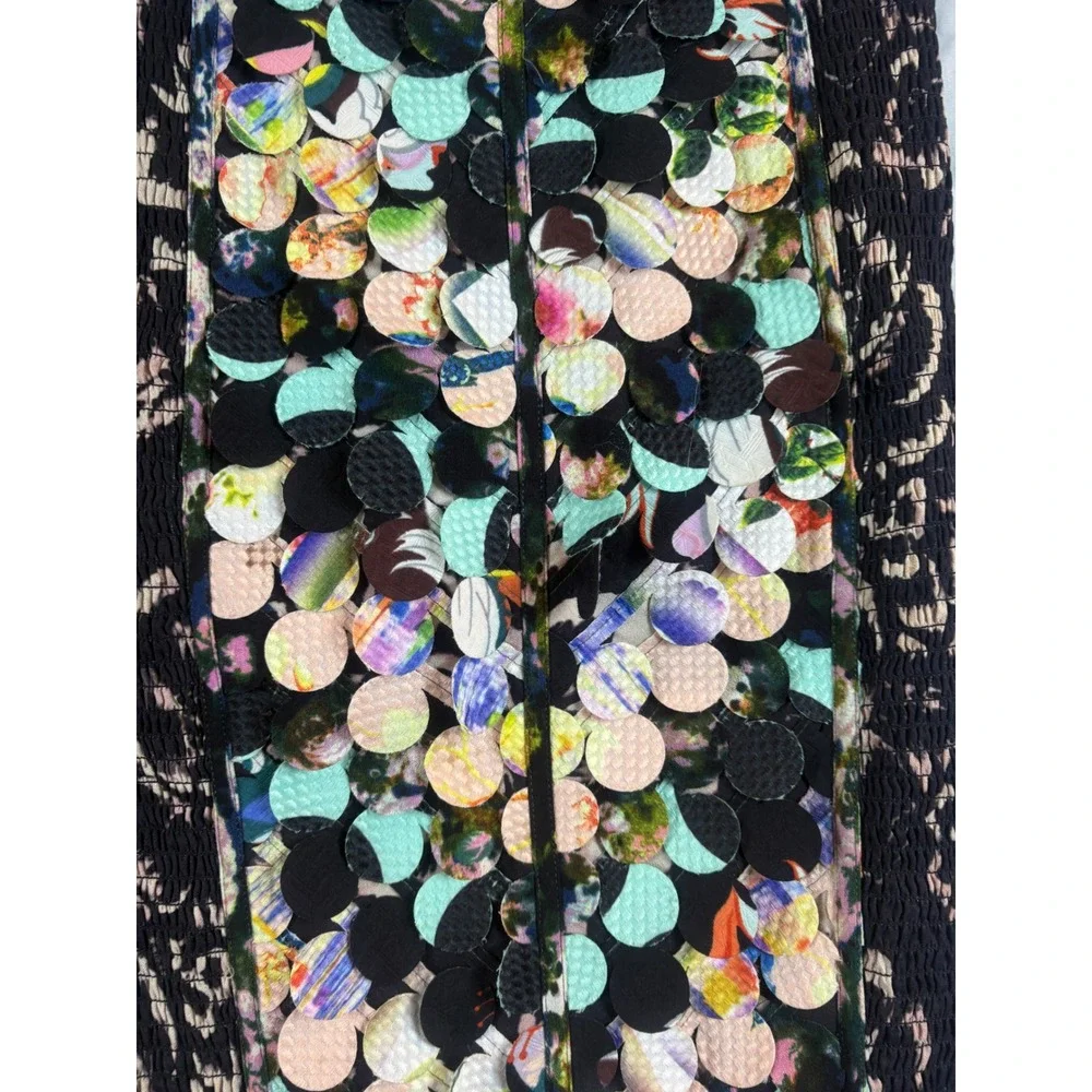 Beguile Byron Lars Anthropology Paillette Pencil Skirt Size 2 - Picture 3 of 7